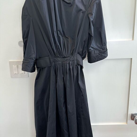 Rachel Roy black techno fabric dress in size 8 - Picture 13 of 17